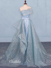 Glitter Fashion Long Prom Dresses, Elegant 2020 Newest Prom Dresses, Fancy Prom Dresses
