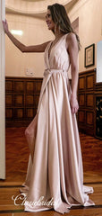 2020 Newest Long Prom Dresses, V-neck Prom Dresses, Popular Prom Dresses
