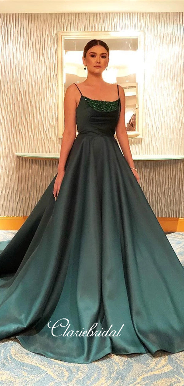 Elegant A-line Prom Dresses, Long Prom Dresses, Newest Prom Dresses 2020