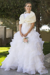 Elegant A-line Wedding Dresses, Fluffy Newest Bridal Gowns, Wedding Dresses