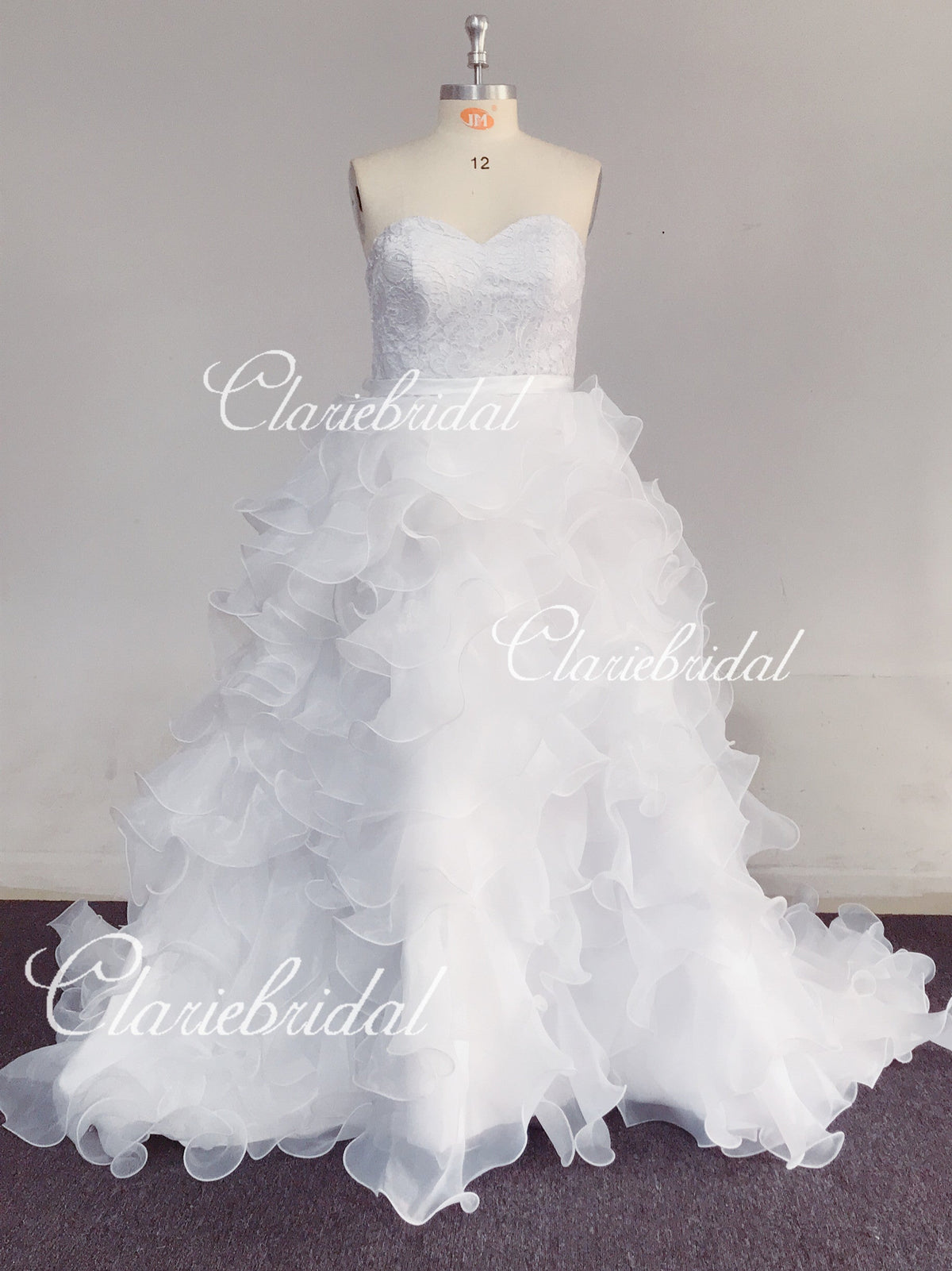 Feedback for Organza A-line Wedding Dresses(Custom Color in White)