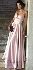 Elegant Spaghetti Strap Prom Dresses, Newest Popular Prom Dresses 2019